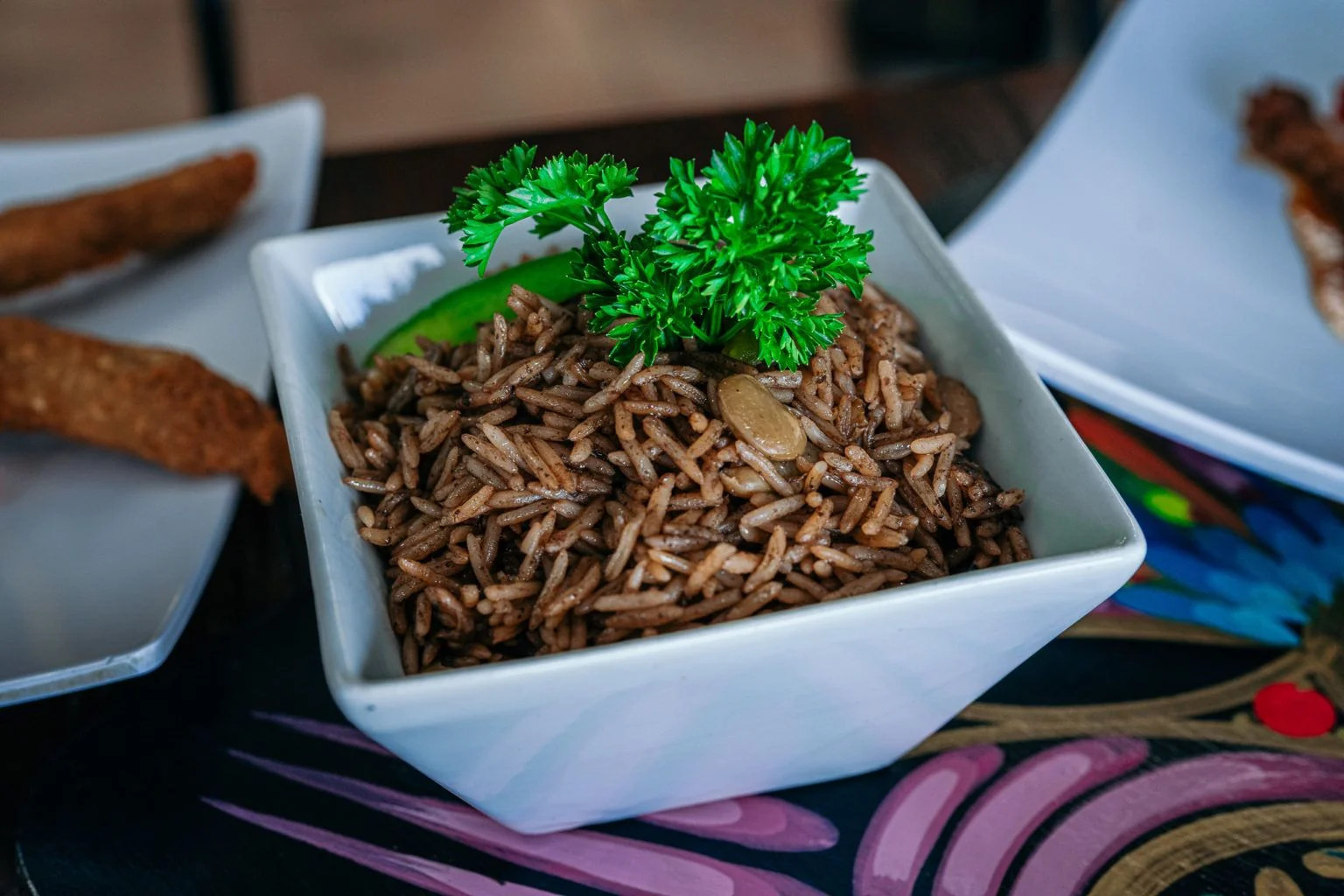 Riz pr&eacute;par&eacute; avec la p&acirc;te de djondjon